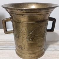 Mortaio da farmacia antico del 1800