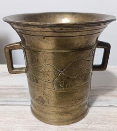 Mortaio da farmacia antico del 1800