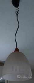 Lampadario a sospensione bianco