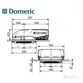 Condizionatore Dometic Camper freshjet 1700