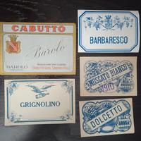 Etichette Vintage Vini Piemonte 1910