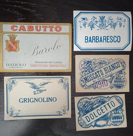 Etichette Vintage Vini Piemonte 1910