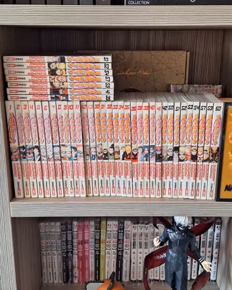 Manga Naruto 40 volumi in serie rossa e nera