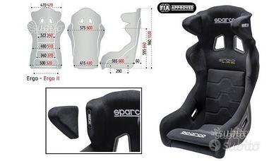 Sedile SPARCO ERGO LF omologato FIA 8855-1999