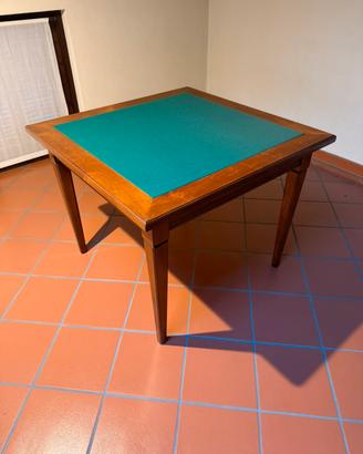 Tavolo da gioco carte in legno
