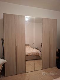 camera da letto completa - legno chiaro