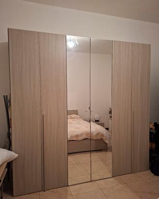 camera da letto completa - legno chiaro