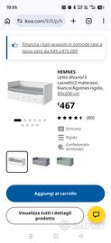 letto Ikea a cassettoni