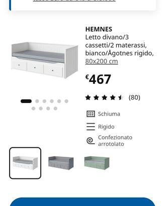 letto Ikea a cassettoni