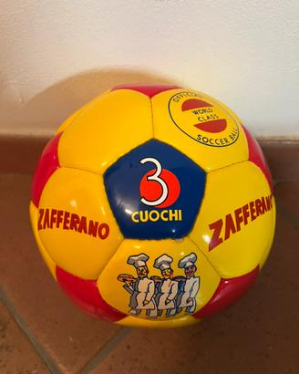 Pallone da calcio Zafferano 3 cuochi - nuovo