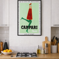 Poster vintage Campari Soda