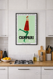 Poster vintage Campari Soda