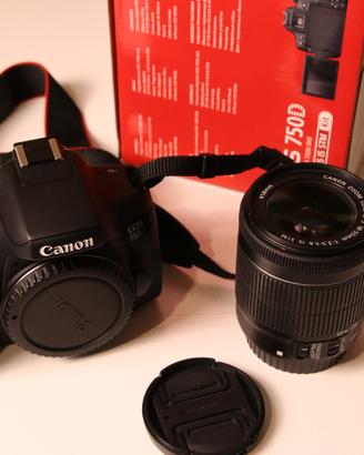 canon EOS 750D + obiettivo kit efs 18-55