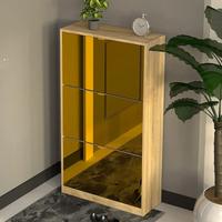 Scarpiera con 3 Ante a Specchio Ribaltabili