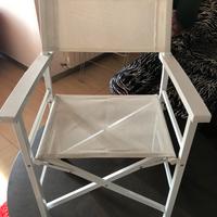 Sedie regista alluminio