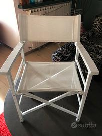 Sedie regista alluminio