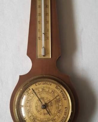 IGROMETRO IN LEGNO CON RILEVATORE TEMPERATURA