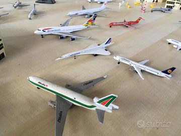 Modellini aerei in alluminio