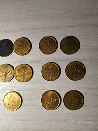 🪙 Lotto 10 monete da 20 Lire vari anni 🪙