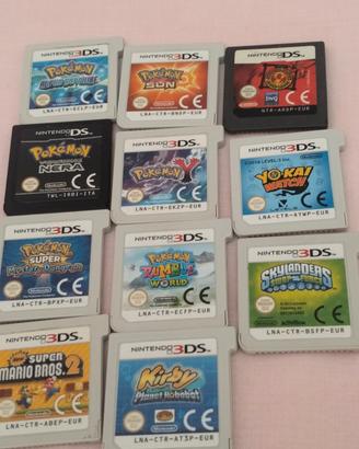 NINTENDO 3DS E DS GIOCHI VARI TITOLI LOOSE 