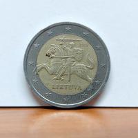Moneta Lituania cavaliere 2015