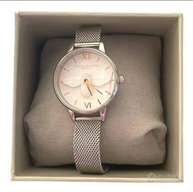 Olivia Burton London Orologio Donna Argentato