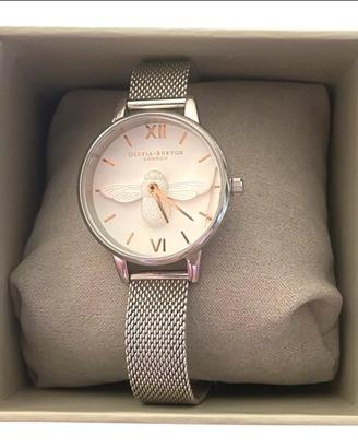 Olivia Burton London Orologio Donna Argentato