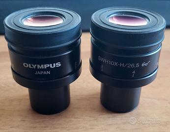 2 Oculari Olympus SWH10X-H/26.5 "Super Widefield"