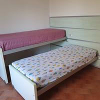 Letto a castello a scomparsa 