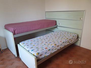 Letto a castello a scomparsa 