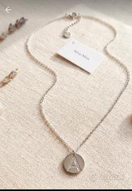 Collana Mira-Mira con Iniziale "A"