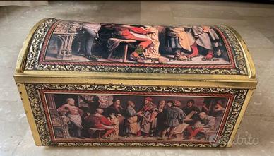 SCATOLA IN LATTA VINTAGE E. OTTO SCHMIDT