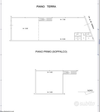 Capannone c/3 artigianale mq 360 casalnuovo