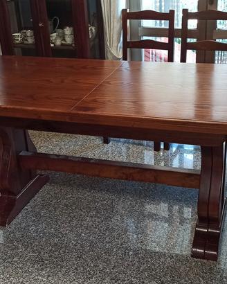Tavolo in legno arte povera 