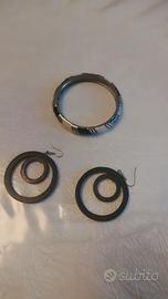Bracciale e orecchini donna 