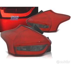 FANALI FORD FOCUS 3 HATCHBACK 14- BAR LED ROSSO AF