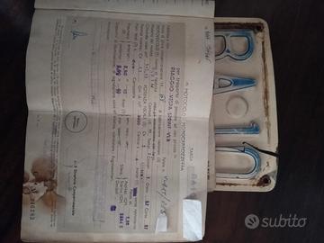 documenti vespa sprint del 68