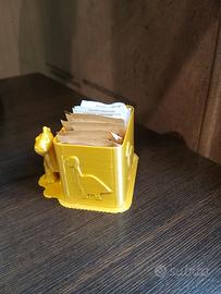 porta bustine di zucchero con dinosauro