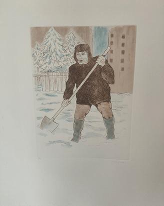 litografia Giuseppe Migneco