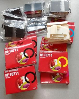 CARTUCCE PER STAMPANTE EPSON + RESETTER (non origi