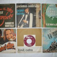 Lotto SIGLE (n. 6 45 giri originali) sigle TV ecc.