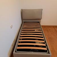 letto IKEA singolo imbottito contenitore