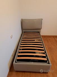 letto IKEA singolo imbottito contenitore