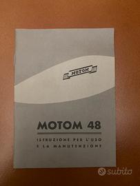 Libretto manutenzione motom 48