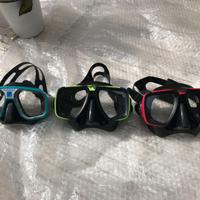 Maschere sub Mares e Scubapro + snorkel