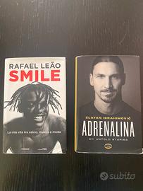 Due libri calcio - Ibrahimovic e Leao