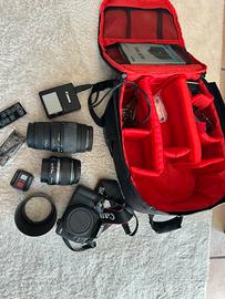 Canon eos 500d piu accessori e tele obbiettivo