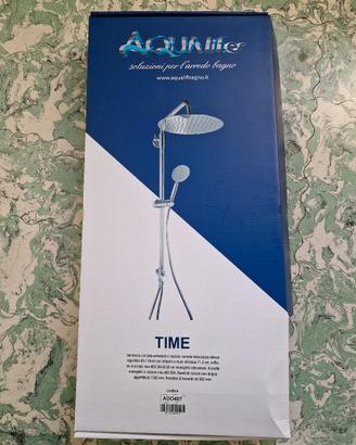 Set Doccia Aqualife TIME - Acciaio Inox, Nuovo!