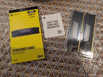 64GB DDR5 5600 Corsair Vengeance 2x32gb kit