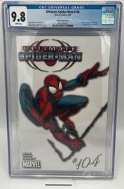 CGC 9.8 Ultimate Spider-Man #104 Variante Bianca